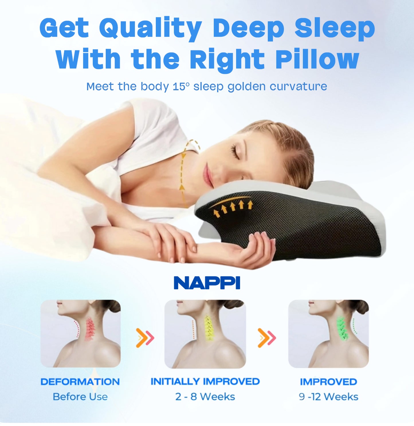 NAPPI® Contour Relief Pillow